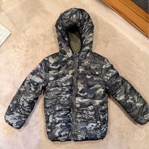 UA Kids Camouflage Hooded Reversible Jacket